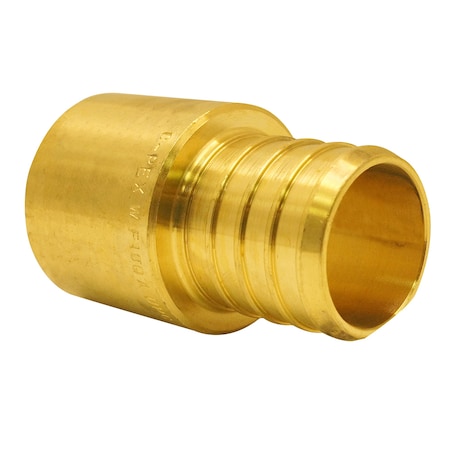 Apollo 1 in. Brass PEX Barb x 1 in. Male Copper Sweat Adapter APXMSA11